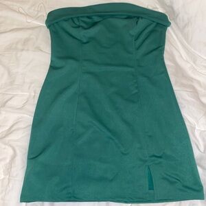 Pacsun Kendall and Kylie green mini dress with slit